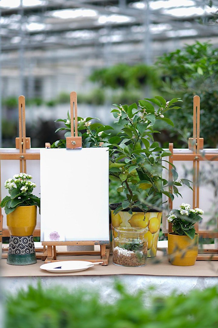 Paint + Sip Soirée at Terra Greenhouse